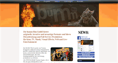 Desktop Screenshot of bummfilm.de